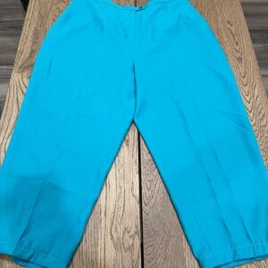 Harve Benard Women's Turquoise Trousers
